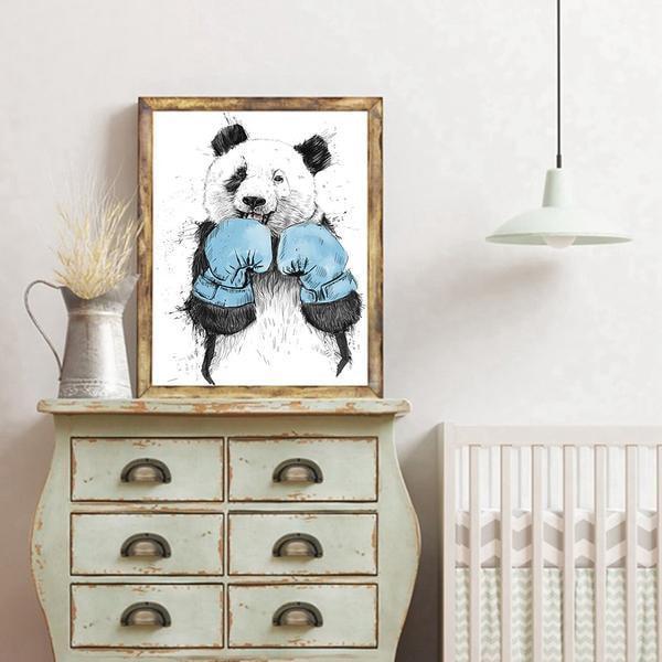 poster panda realiste 9